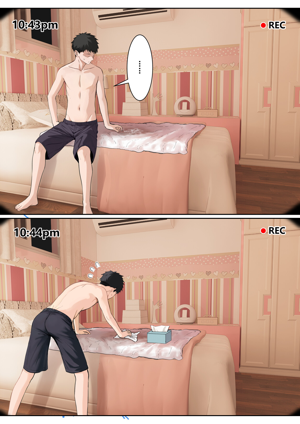 Hentai Manga Comic-My AR glasses can see various stats about my foster sister?!-Read-174